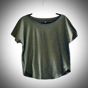 GAP Olive Green Brushed Tech Jersey Tee